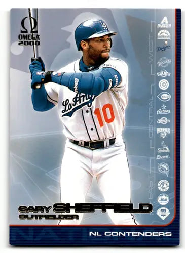 2000 Pacific Omega AL/NL Contenders #NL10 Gary Sheffield EX/NM Dodgers ID:64175 - Baseball Card Single