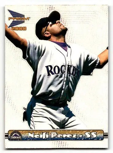 2000 Pacific Prism #50 Neifi Perez Colorado Rockies Baseball Cards N ID:64348 - Baseball Card Single