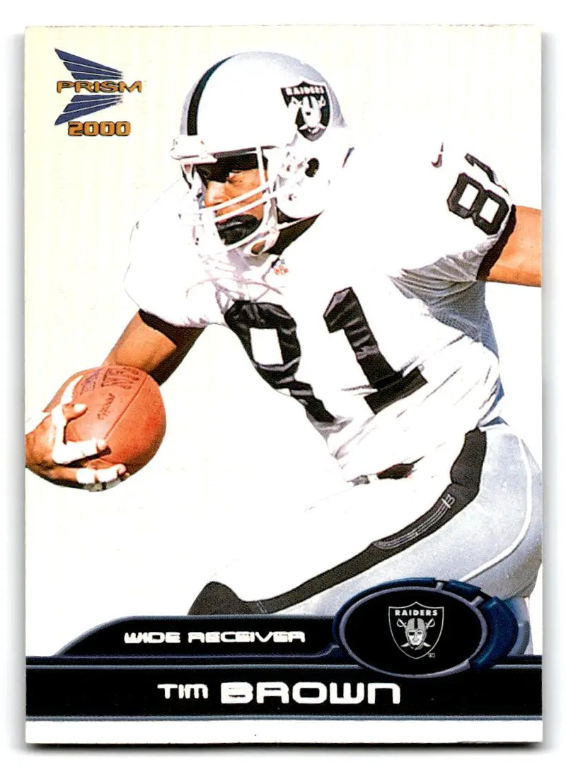 2000 Pacific Prism Prospects #64 Tim Brown - Football Card Single