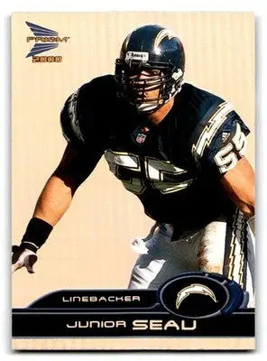2000 Pacific Prism Prospects #80 Junior Seau - Football Card Single