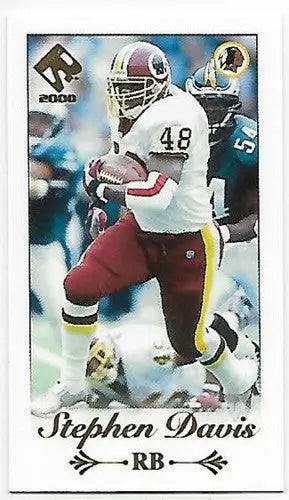 2000 Pacific Private Stock PS2000 Action #59 Stephen Davis NM Near Mint - Football Card Single