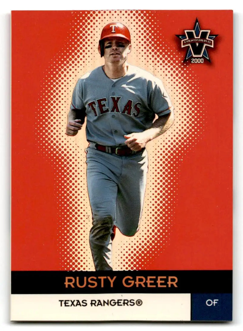 2000 Pacific Vanguard #44 Rusty Greer - Baseball Card Single