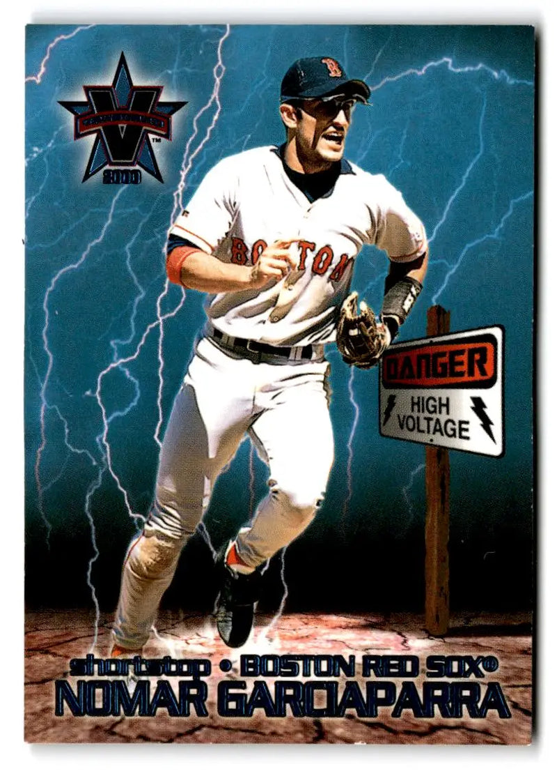 2000 Pacific Vanguard #8 Nomar Garciaparra High Voltage - Baseball Card Single