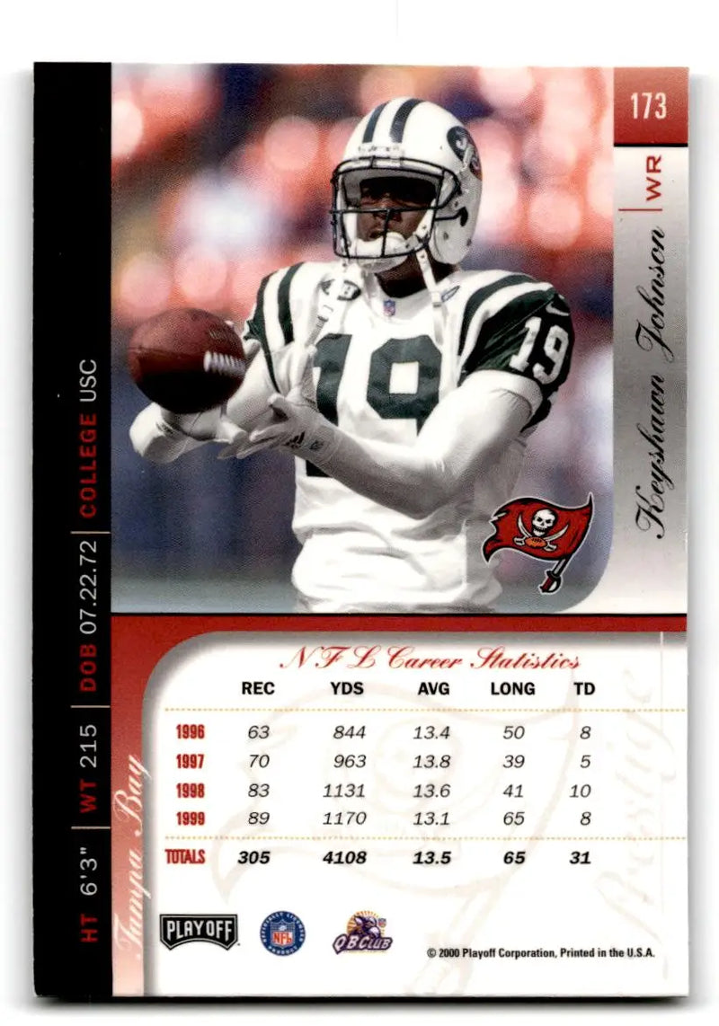 2000 Playoff Prestige #173 Keyshawn Johnson - Football Card Single