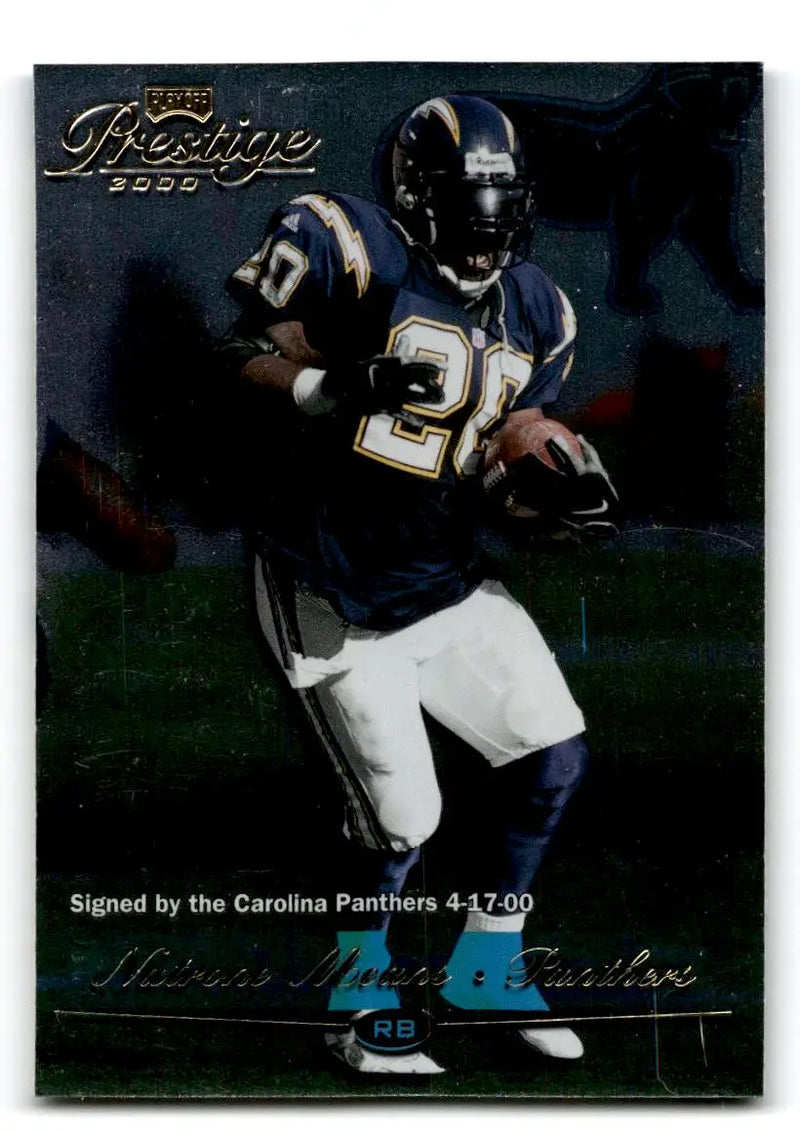2000 Playoff Prestige #31 Natrone Means - Football Card Single