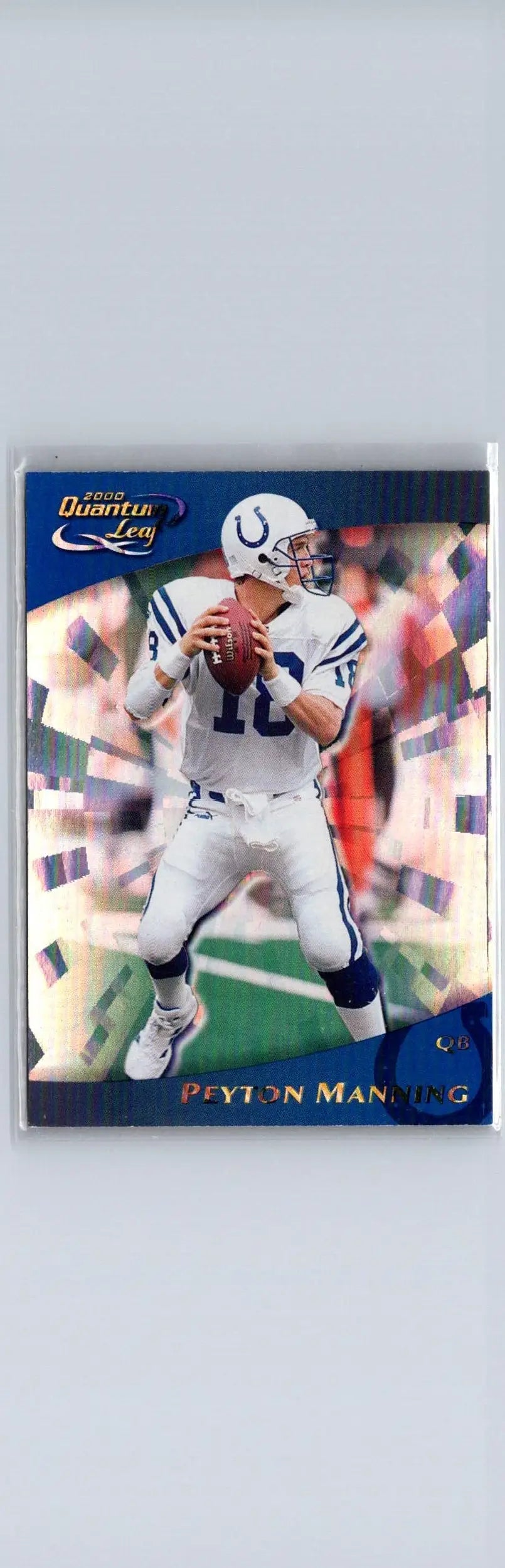 2000 Quantum Leaf #123 Peyton Manning - Football Card Single