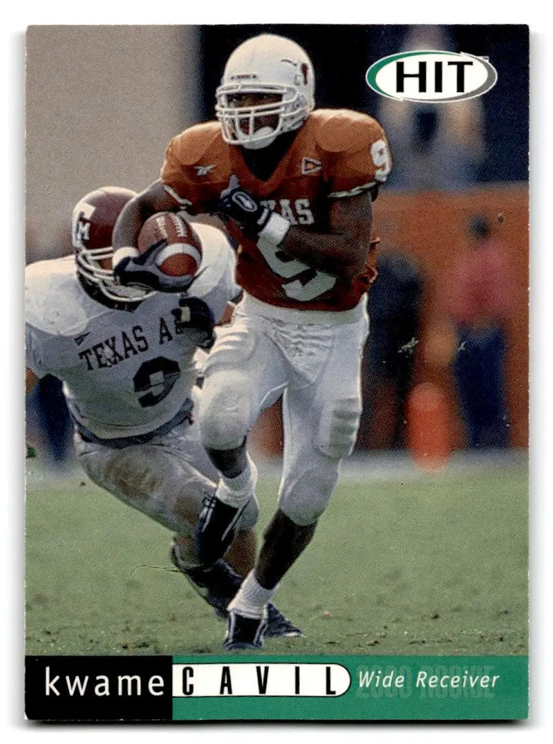 2000 SAGE HIT #9 Kwame Cavil - Football Card Single