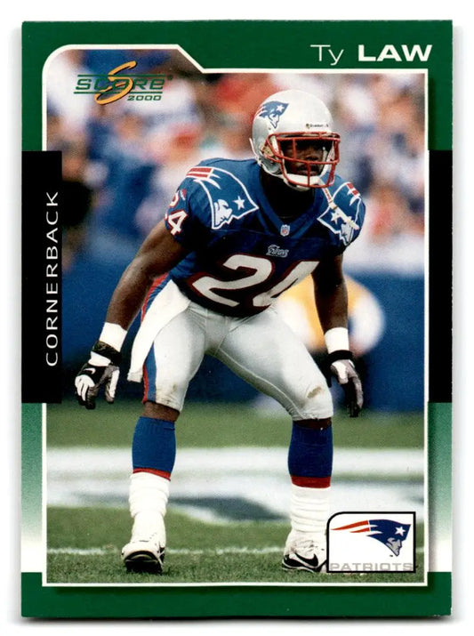 2000 Score #120 Ty Law - Football Card Single