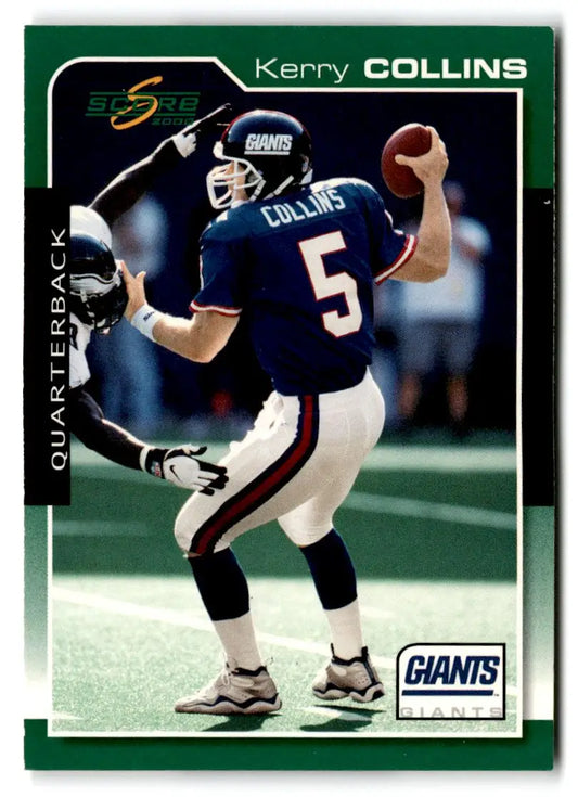 2000 Score #132 Kerry Collins - Football Card Single