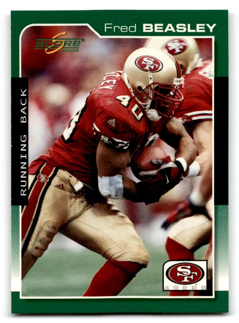 2000 Score #175 Fred Beasley - Football Card Single
