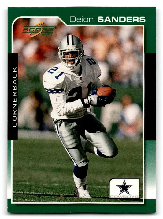2000 Score #220 Deion Sanders - Football Card Single