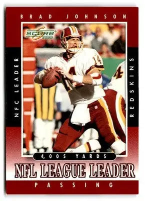 2000 Score #259 Brad Johnson - Football Card Single