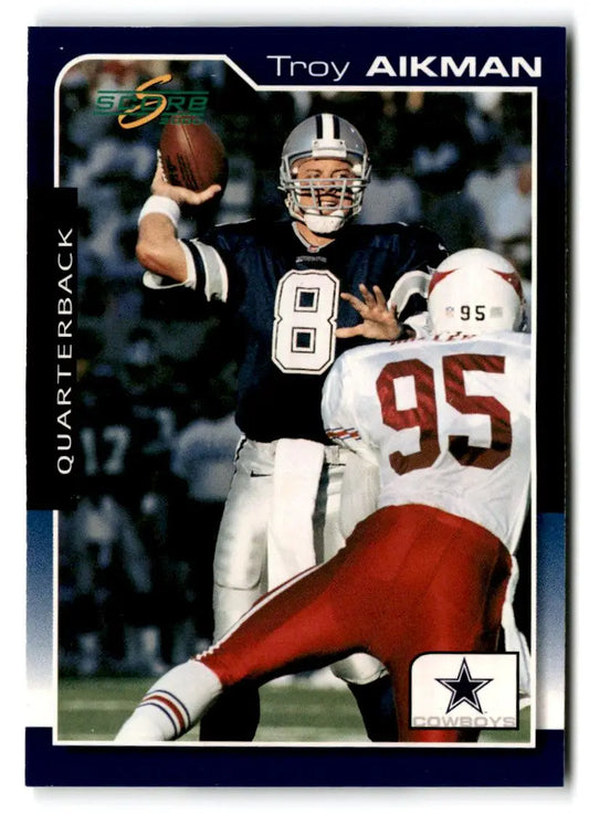 2000 Score #52 Troy Aikman - Football Card Single