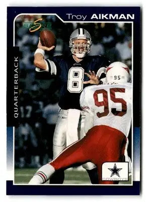 2000 Score #52 Troy Aikman - Football Card Single
