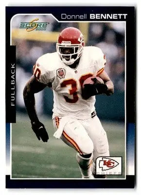2000 Score #93 Donnell Bennett - Football Card Single
