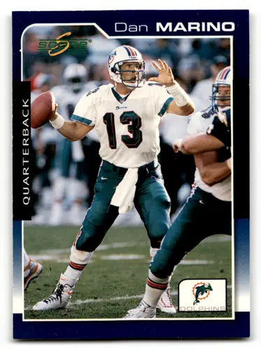 Original gloss Dan Marino football card from 2000 Score #97 Dolphins