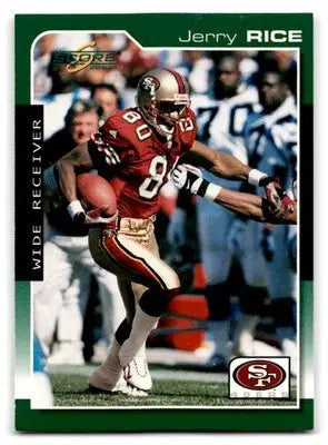 2000 Score Football Jerry Rice #171 San Francisco 49ers - Football Card Single