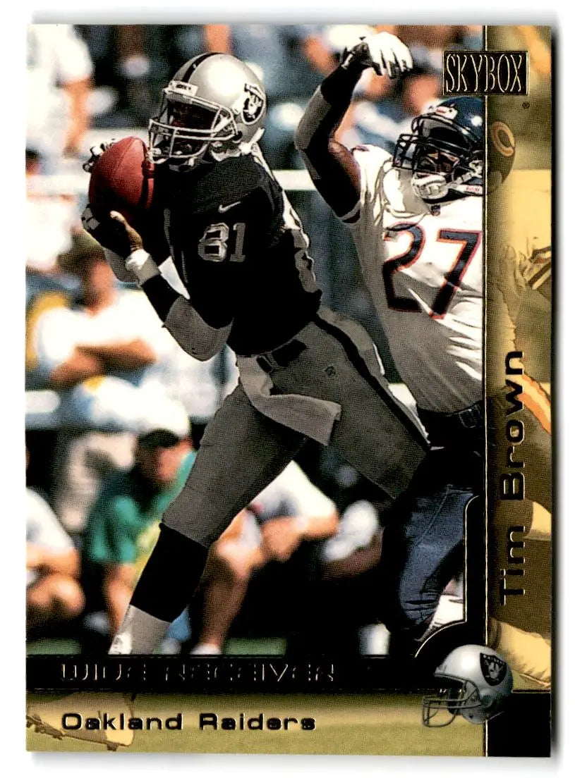 2000 SkyBox #68 Tim Brown - Football Card Single