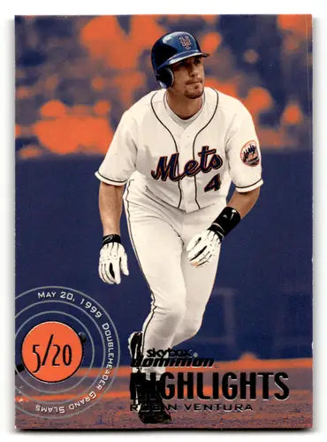 Limited edition SkyBox Dominion Robin Ventura baseball card with original gloss in NM condition
