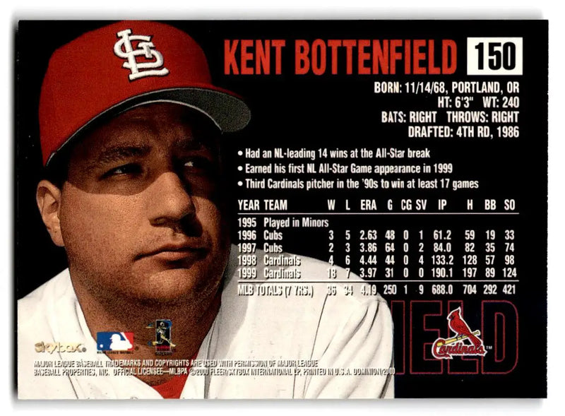 2000 SkyBox Dominion #150 Kent Bottenfield - Baseball Card Single