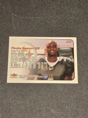 2000 SkyBox Dominion #213 Plaxico Burress - Football Card Single
