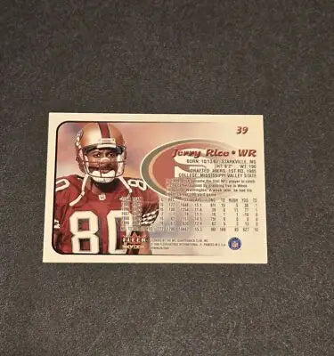 2000 SkyBox Dominion #39 Jerry Rice - Football Card Single