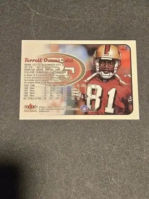 2000 SkyBox Dominion #60 Terrell Owens - Football Card Single