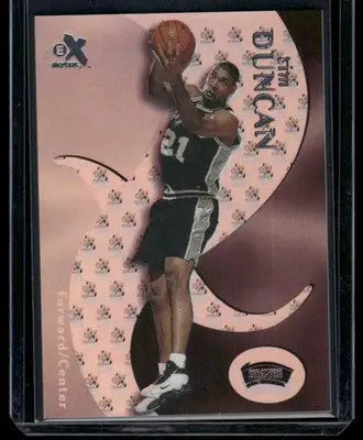 2000 SkyBox E-X Century Tim Duncan #17 Basketball - Basketball Card Single