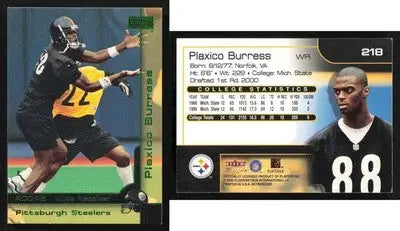 2000 SkyBox PLAXICO BURRESS #218 Pittsburgh Steelers RC - Football Card Single