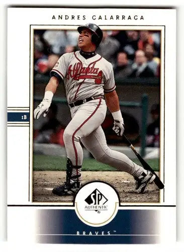 2000 SP Authentic #48 Andres Galarraga Atlanta Braves Baseball Cards ID:63313 - Baseball Card Single