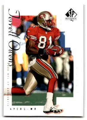 2000 SP Authentic #76 Terrell Owens - Football Card Single