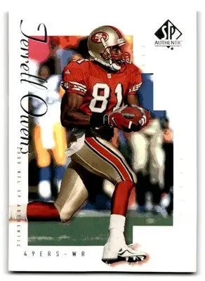 2000 SP Authentic #76 Terrell Owens - Football Card Single