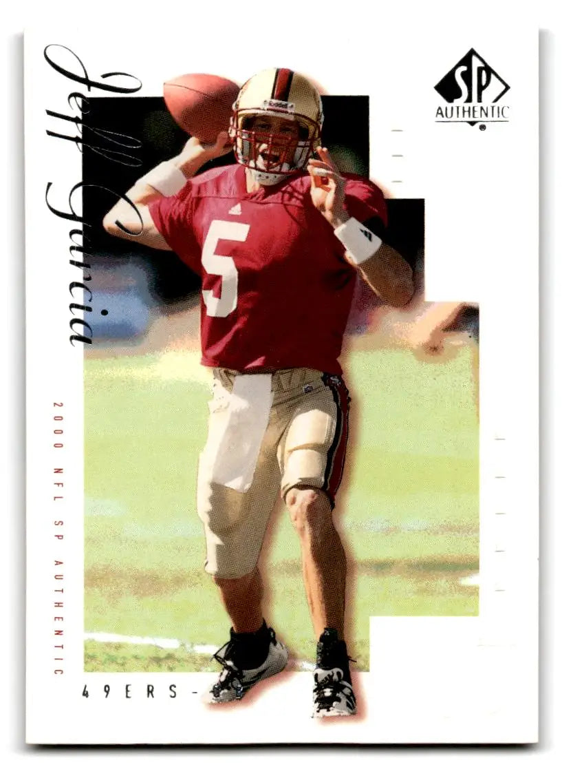 2000 SP Authentic #77 Jeff Garcia - Football Card Single