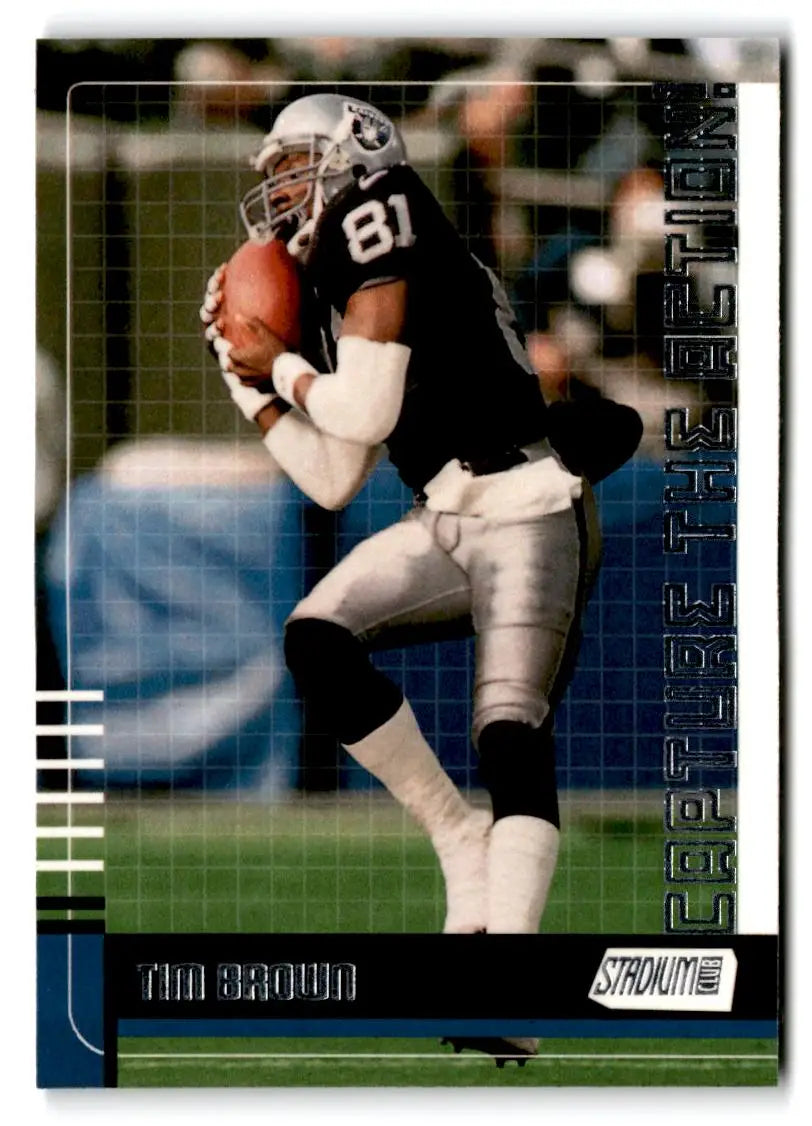 2000 Stadium Club #CA23 Tim Brown Capture the Action - Football Card Single