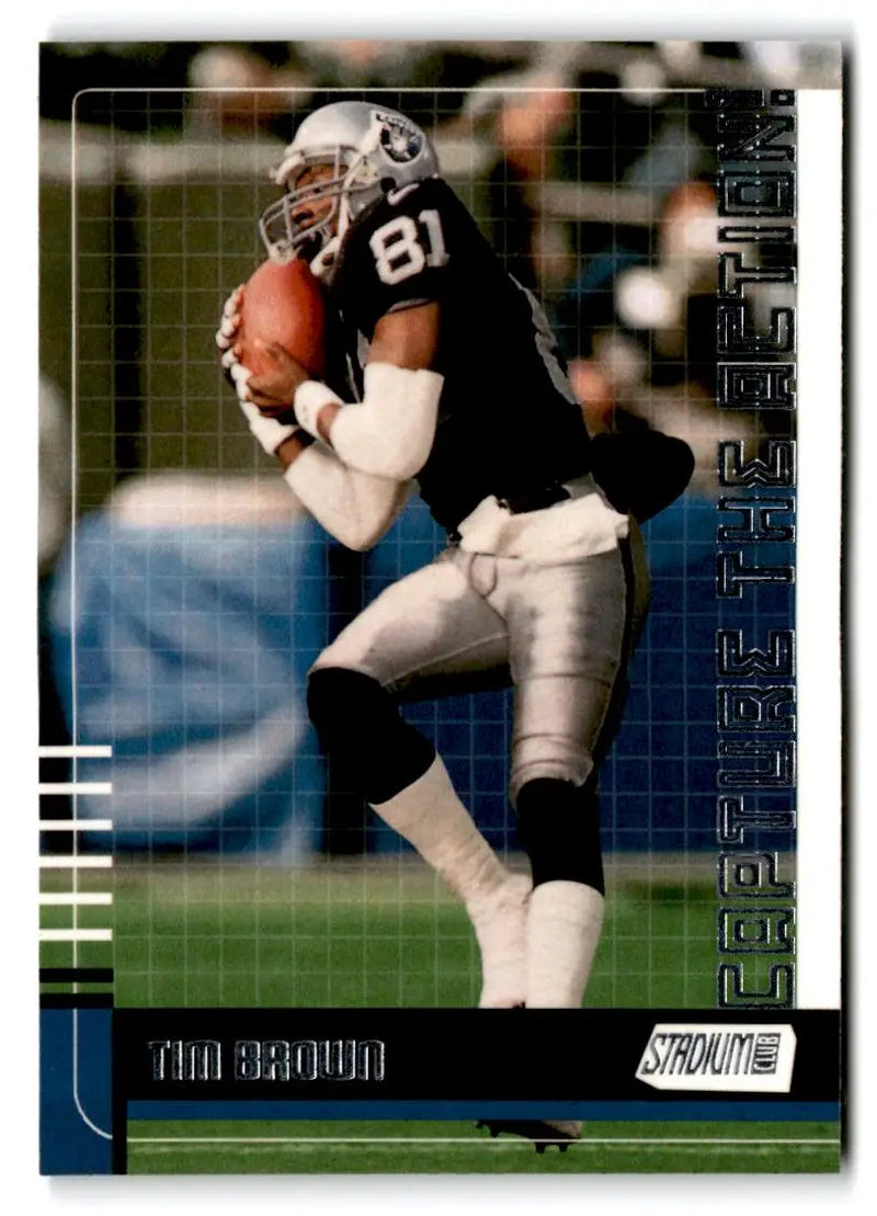 2000 Stadium Club #CA23 Tim Brown Capture the Action - Football Card Single