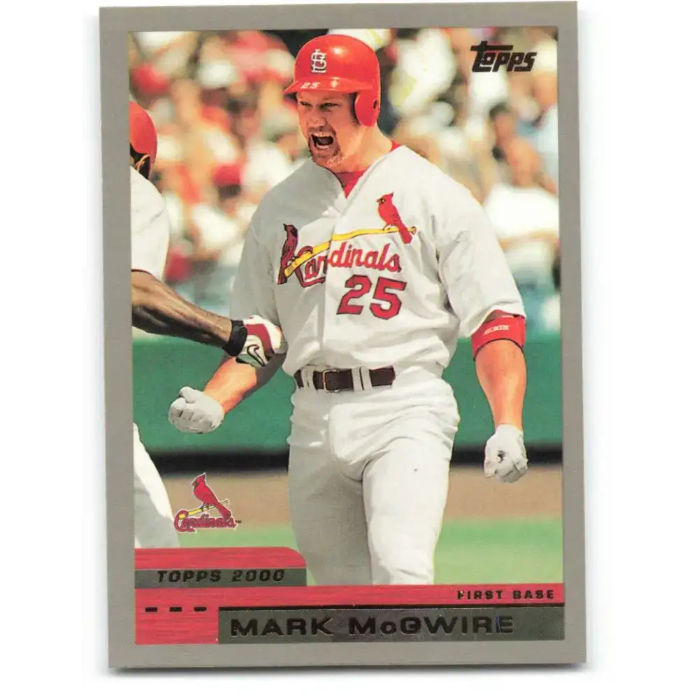 2000 Topps #1 Mark McGwire EX Excellent St. Louis Cardinals Baseball Card - Baseball Card Single