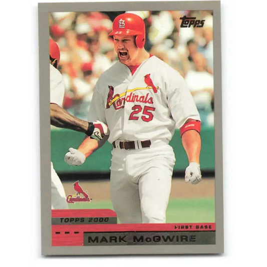 2000 Topps #1 Mark McGwire EX Excellent St. Louis Cardinals Baseball Card - Baseball Card Single