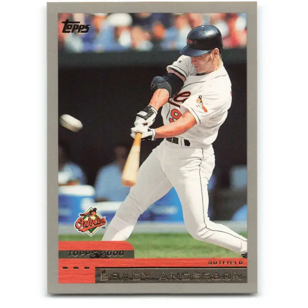 2000 Topps #103 Brady Anderson EX Excellent Baltimore Orioles Baseball Card - Baseball Card Single