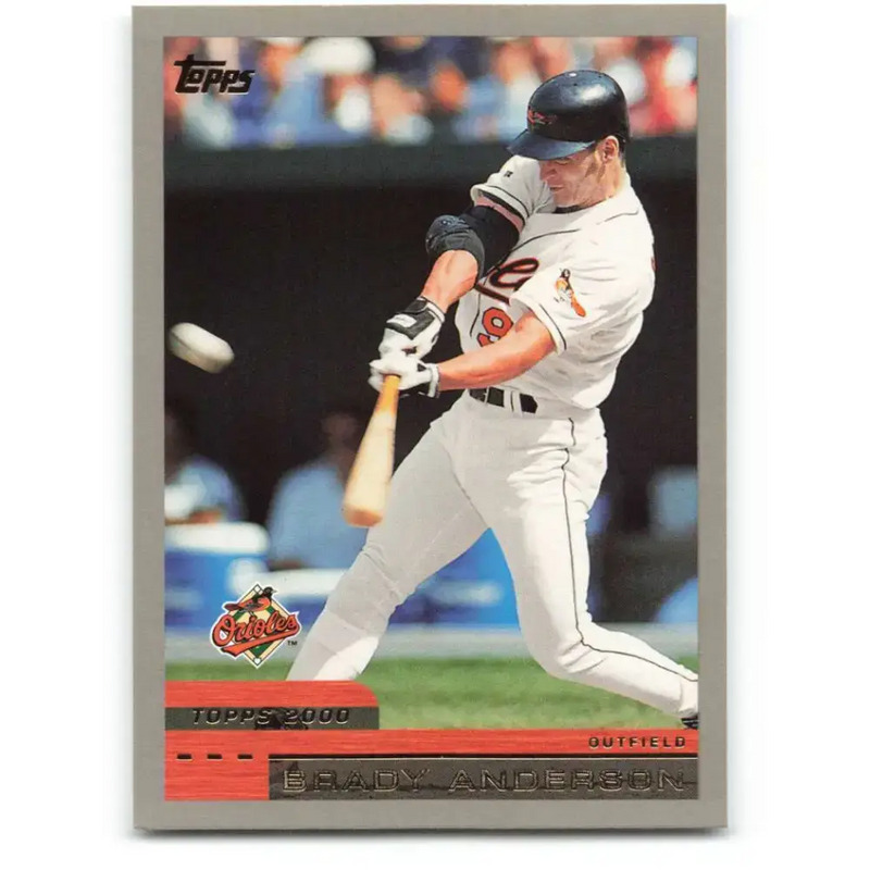 2000 Topps #103 Brady Anderson EX Excellent Baltimore Orioles Baseball Card - Baseball Card Single