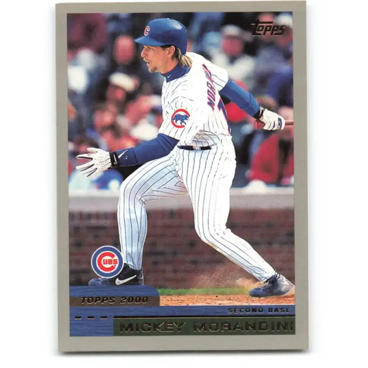 2000 Topps #106 Mickey Morandini EX Excellent Chicago Cubs Baseball Card