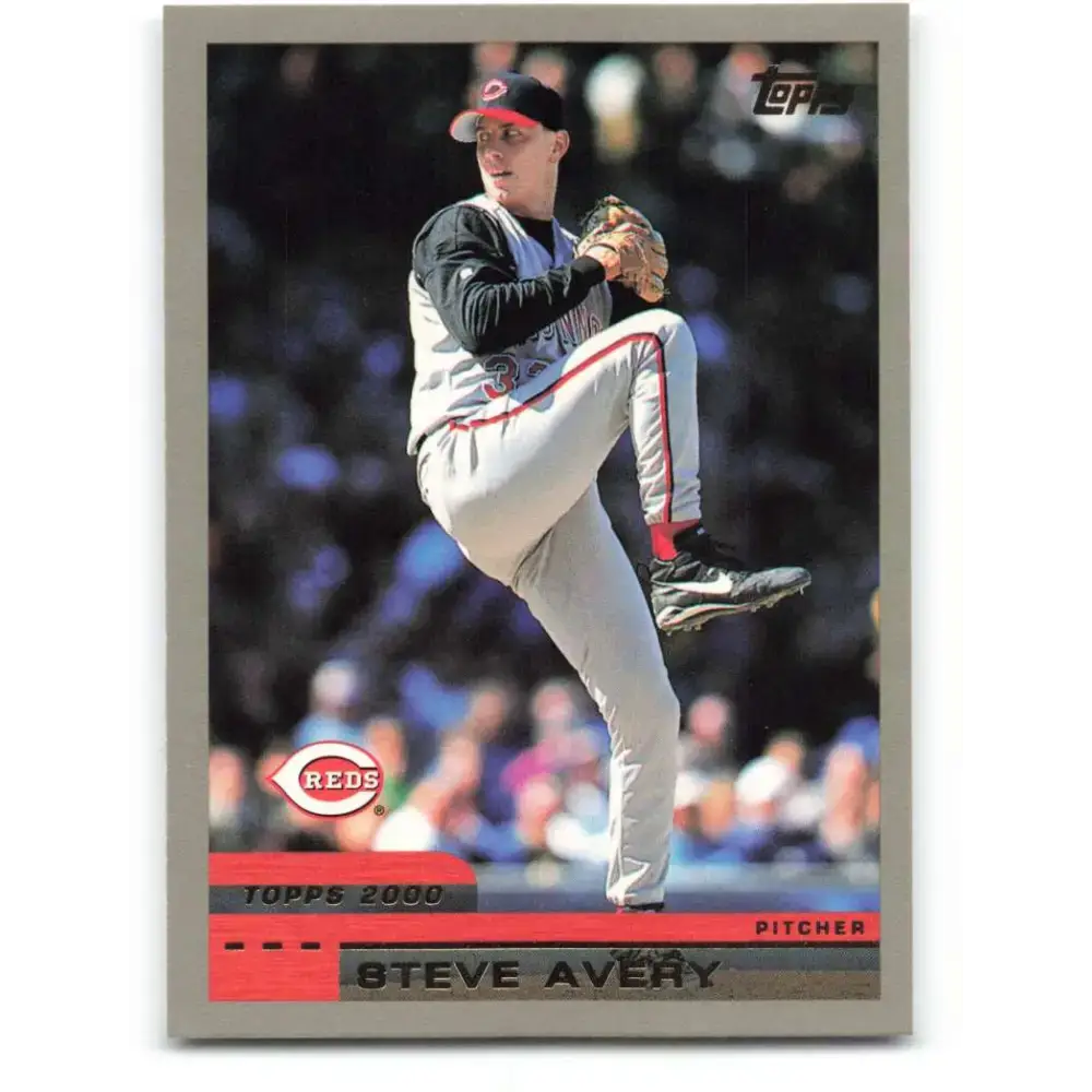 2000 Topps #11 Steve Avery EX Excellent Cincinnati Reds Baseball Card - Baseball Card Single