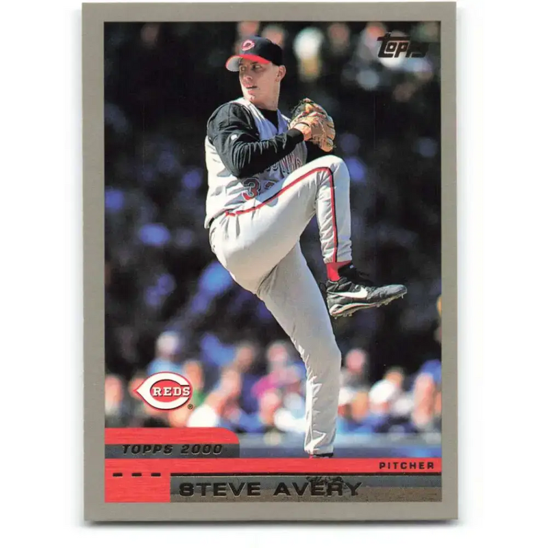 2000 Topps #11 Steve Avery EX Excellent Cincinnati Reds Baseball Card - Baseball Card Single
