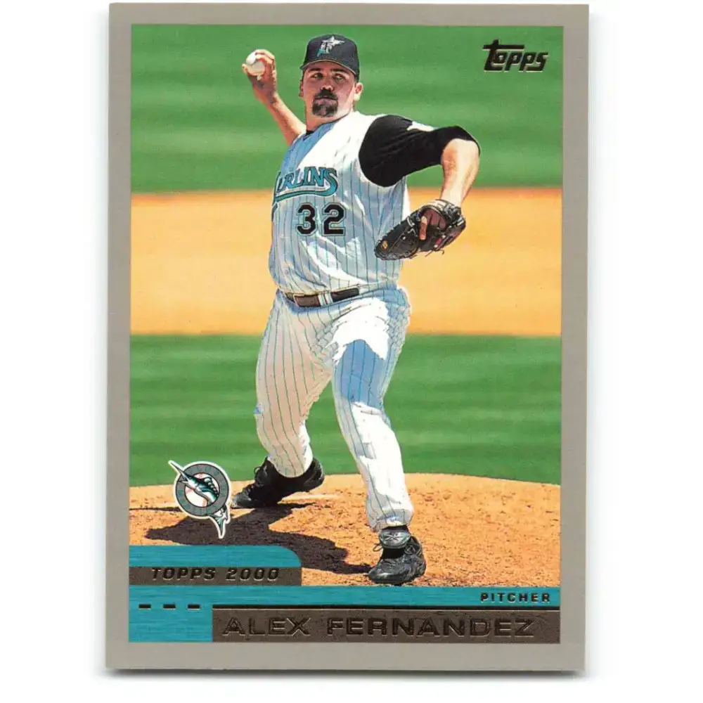 2000 Topps #110 Alex Fernandez EX Excellent Florida Marlins Baseball Card - Baseball Card Single