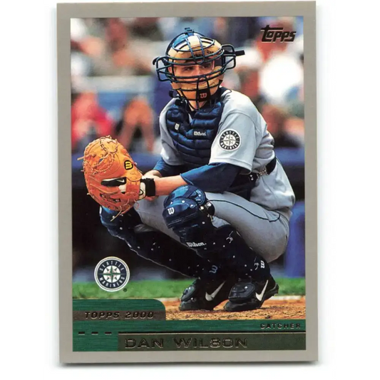 2000 Topps #111 Dan Wilson EX Excellent Seattle Mariners Baseball Card