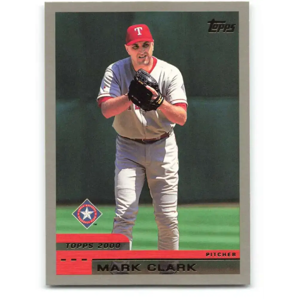 2000 Topps #112 Mark Clark EX Excellent Texas Rangers Baseball Card - Baseball Card Single