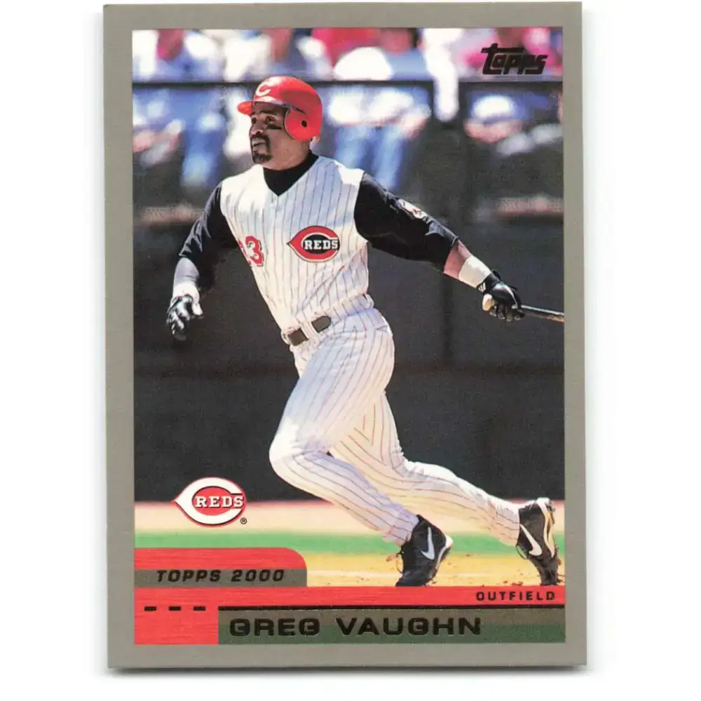 2000 Topps #113 Greg Vaughn EX Excellent Cincinnati Reds Baseball Card - Baseball Card Single