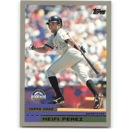 2000 Topps #114 Neifi Perez EX Excellent Colorado Rockies Baseball Card