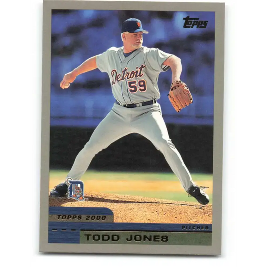 2000 Topps #117 Todd Jones EX Excellent Detroit Tigers Baseball Card