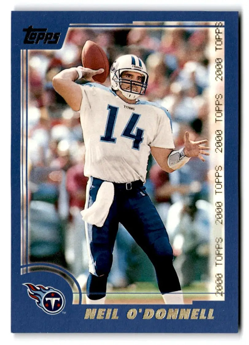 2000 Topps #118 Neil O’Donnell - Football Card Single