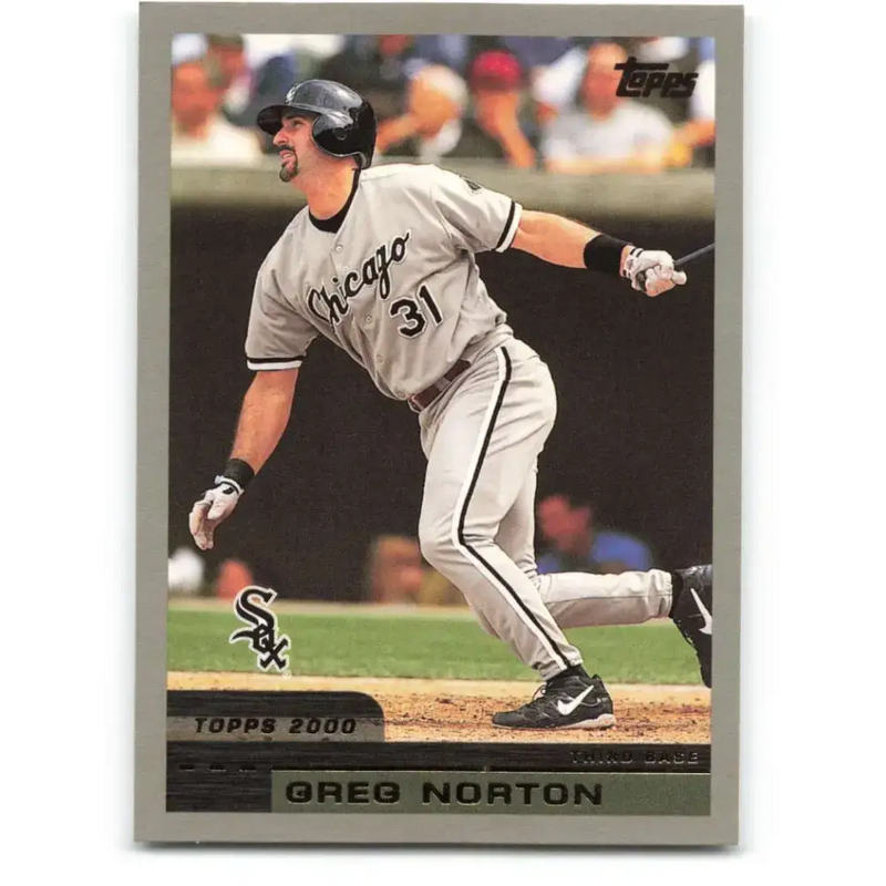 2000 Topps #119 Greg Norton EX Excellent Chicago White Sox Baseball Card - Baseball Card Single